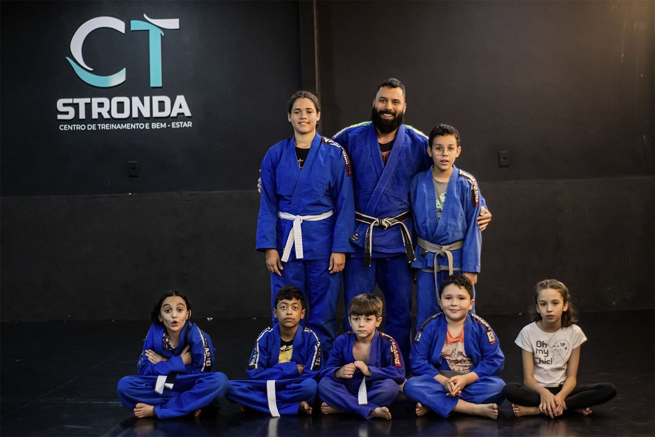 Turma de Judô Kids do CT Stronda