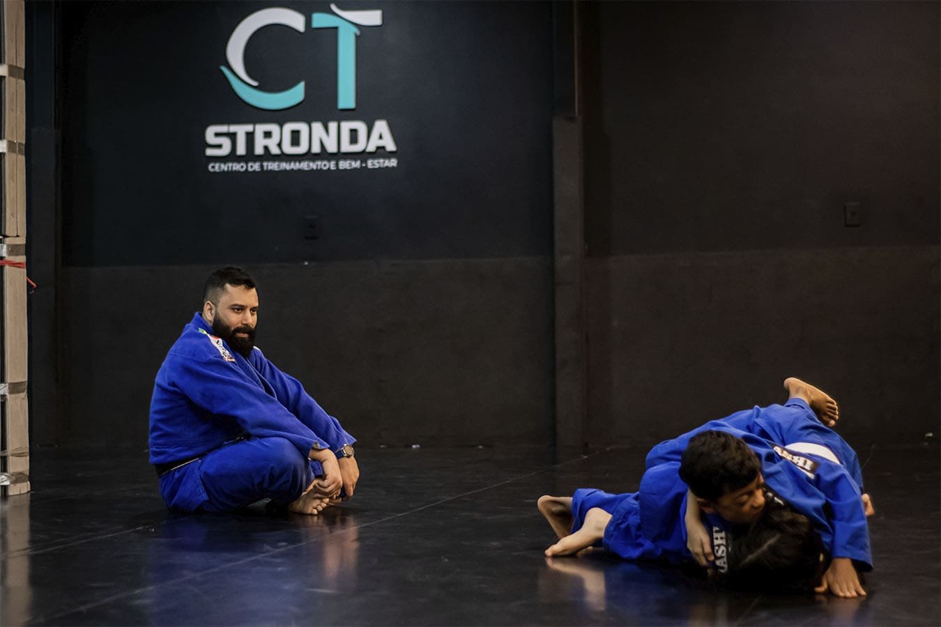 Aula de Judô Kids no CT Stronda