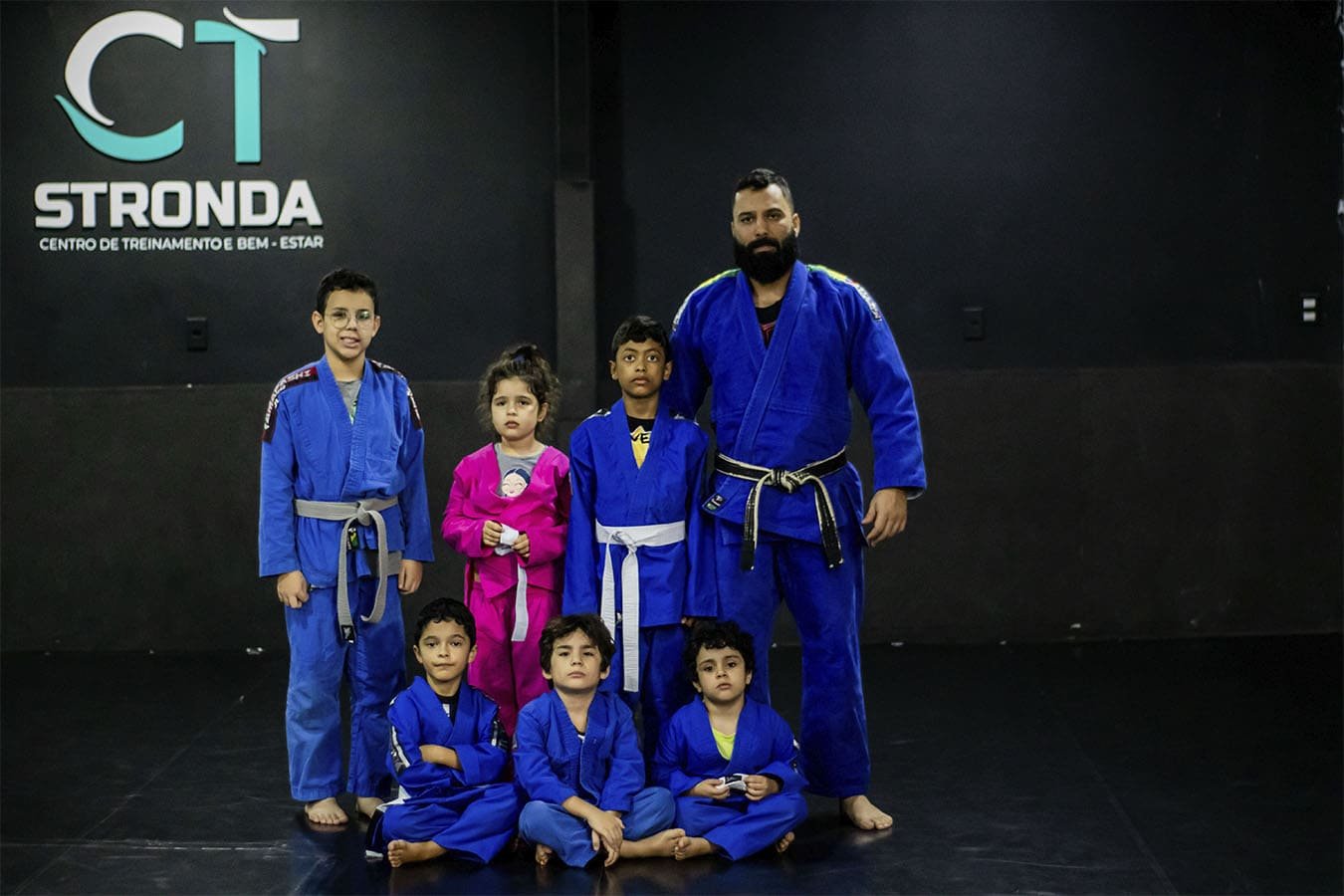 Aula de Judô Kids no CT Stronda