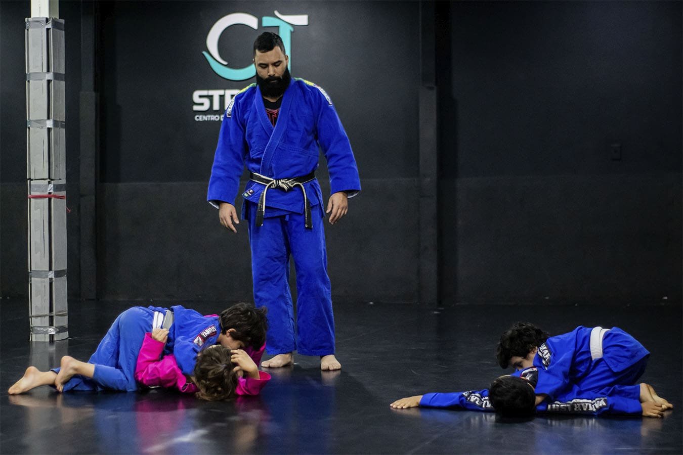 Aula de Judô Kids no CT Stronda