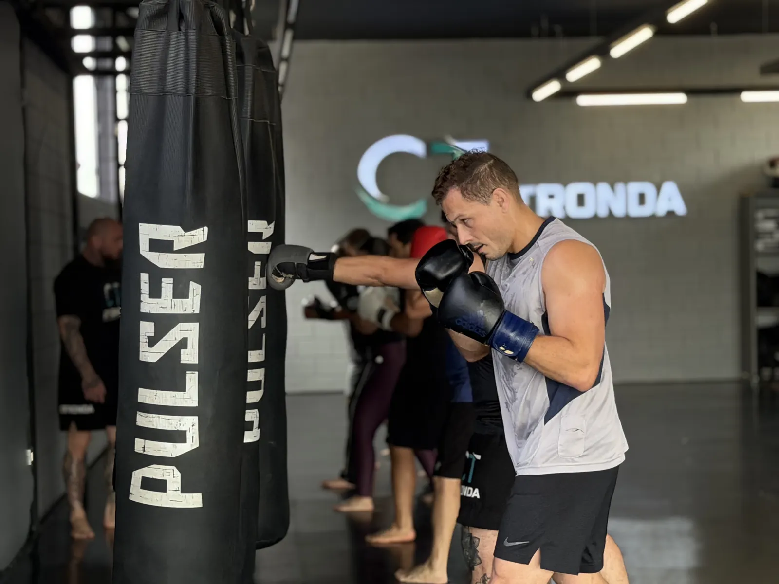 Treino de Boxe no CT Stronda