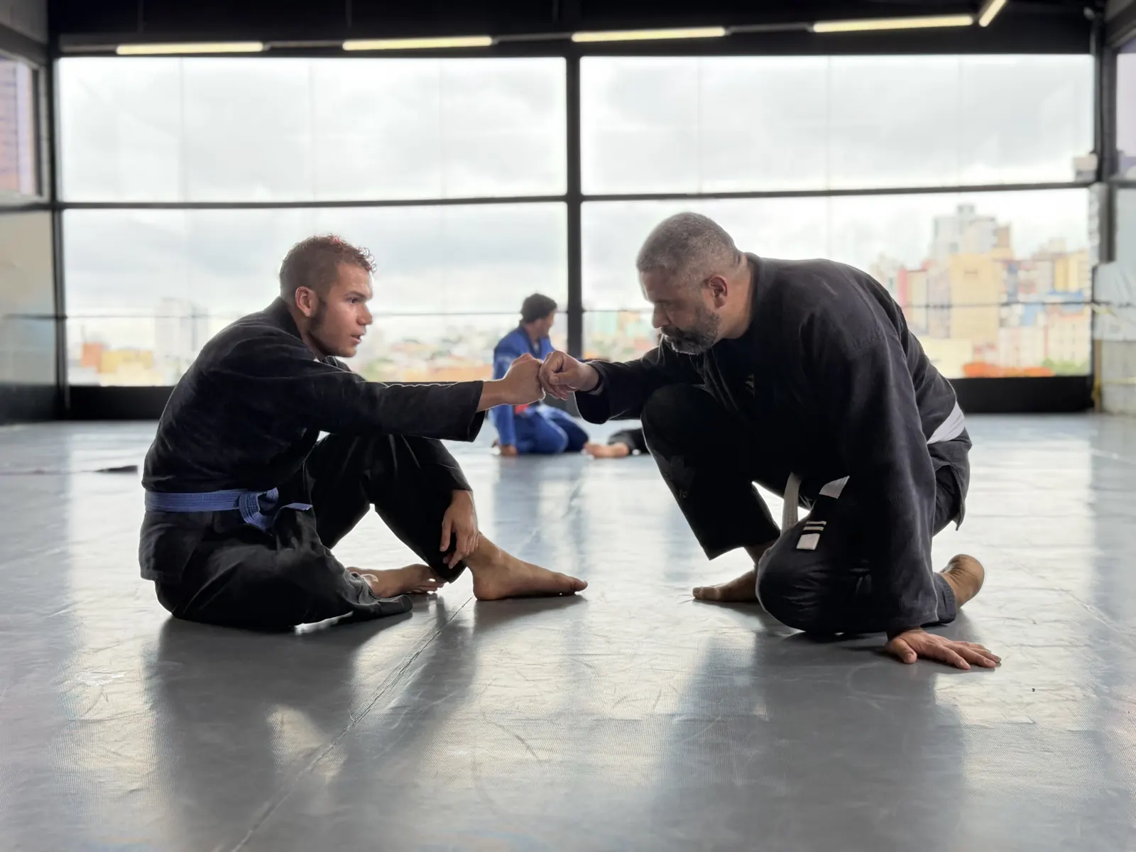 Aula de Jiu Jitsu no CT Stronda