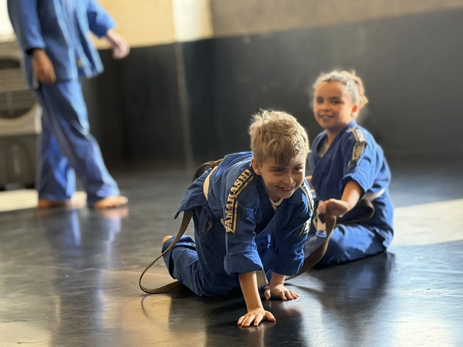 Aula de Judô Kids no CT Stronda
