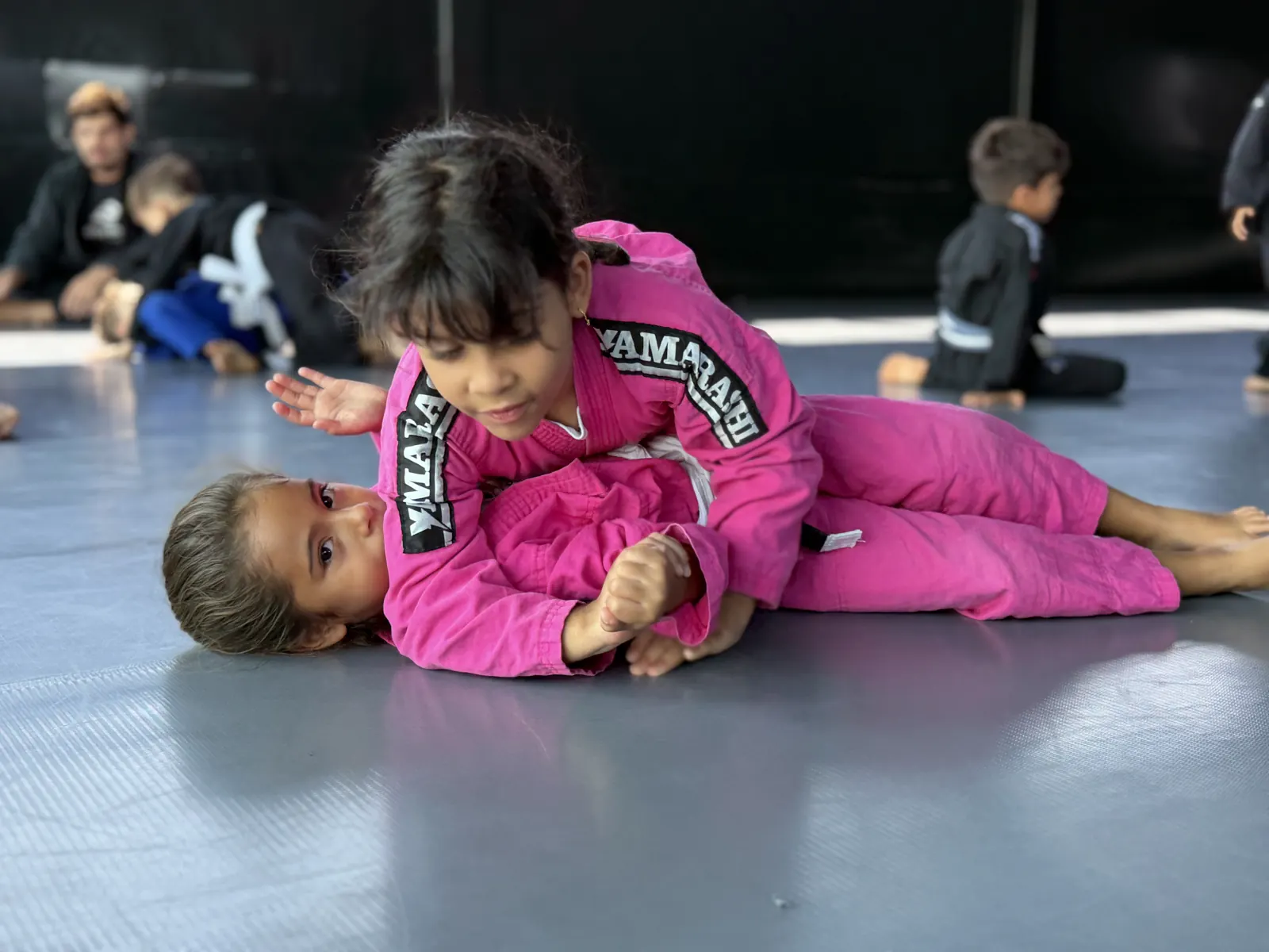 Aula de Jiu Jitsu Kids no CT Stronda