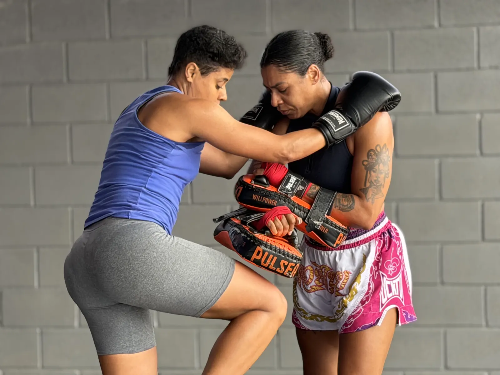 Treino de Muay Thai no CT Stronda