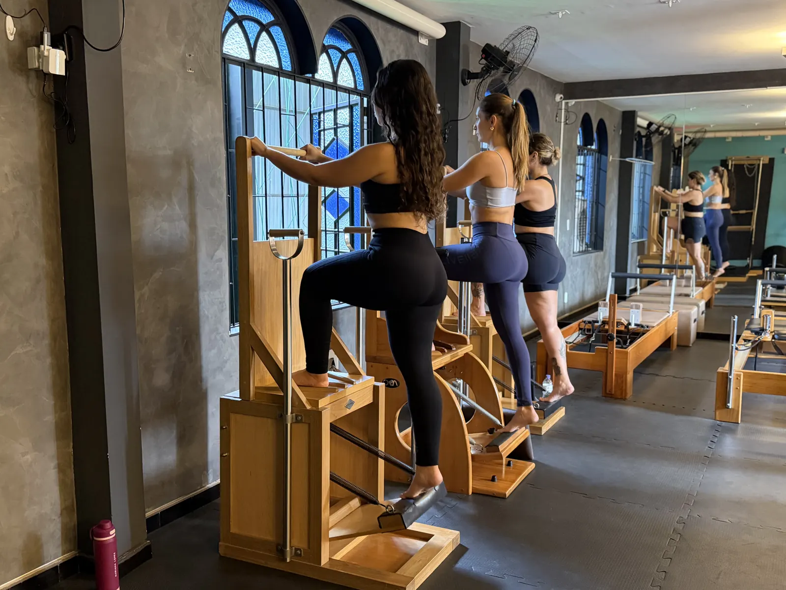Aula de Pilates no CT Stronda