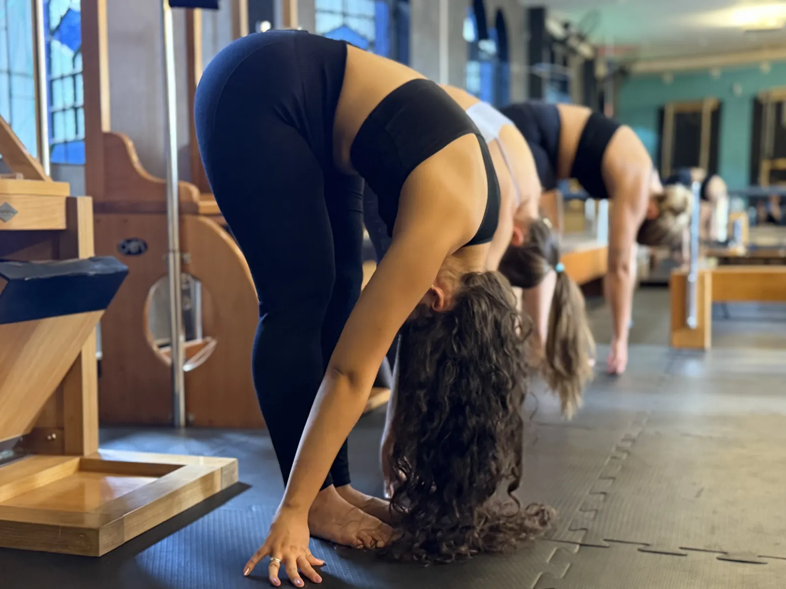 Aluno no Pilates do CT Stronda