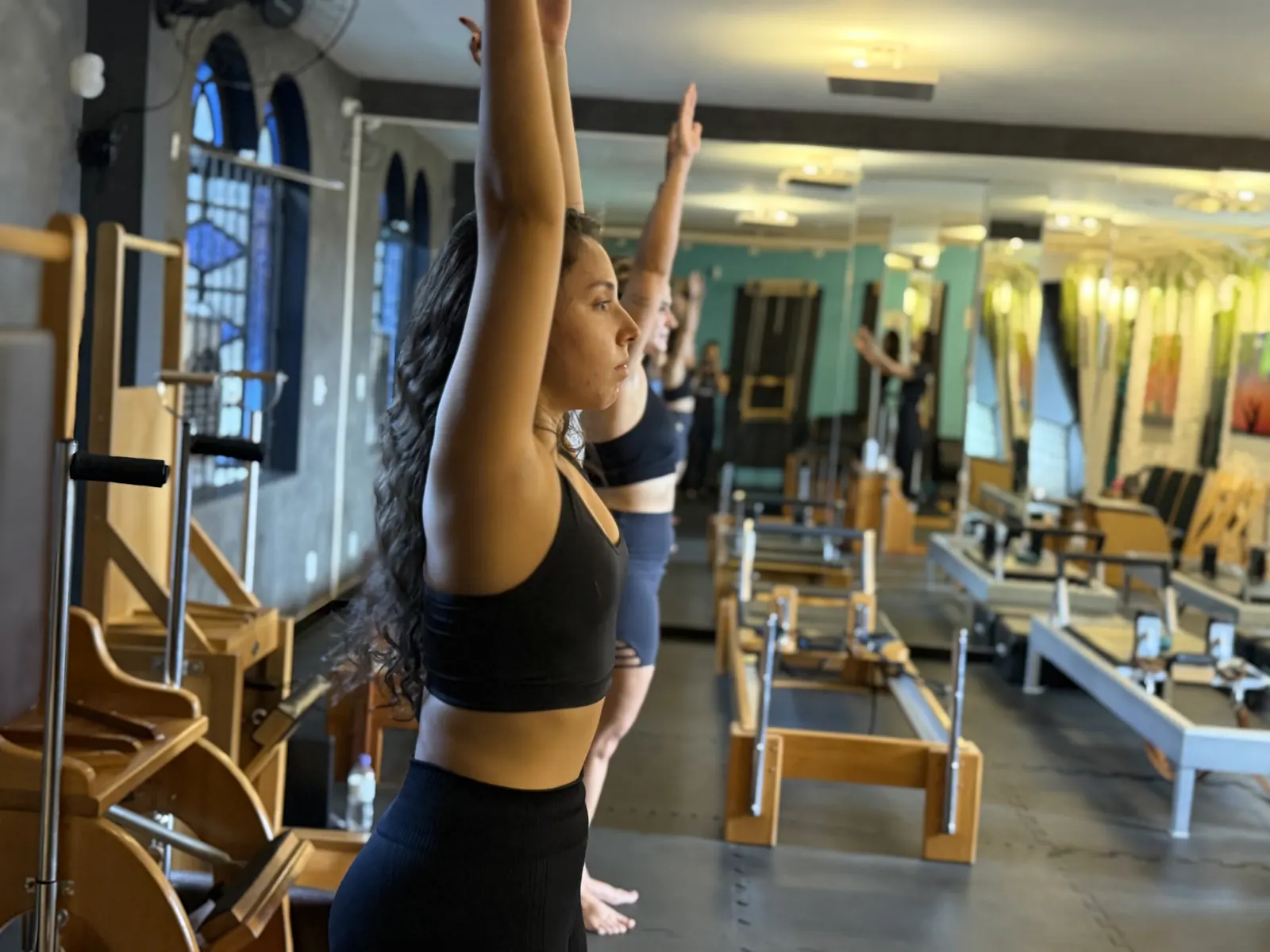Aluno no Pilates do CT Stronda