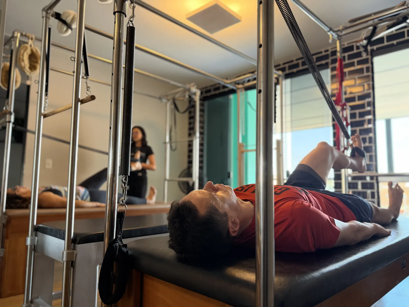 Aula de Pilates no CT Stronda