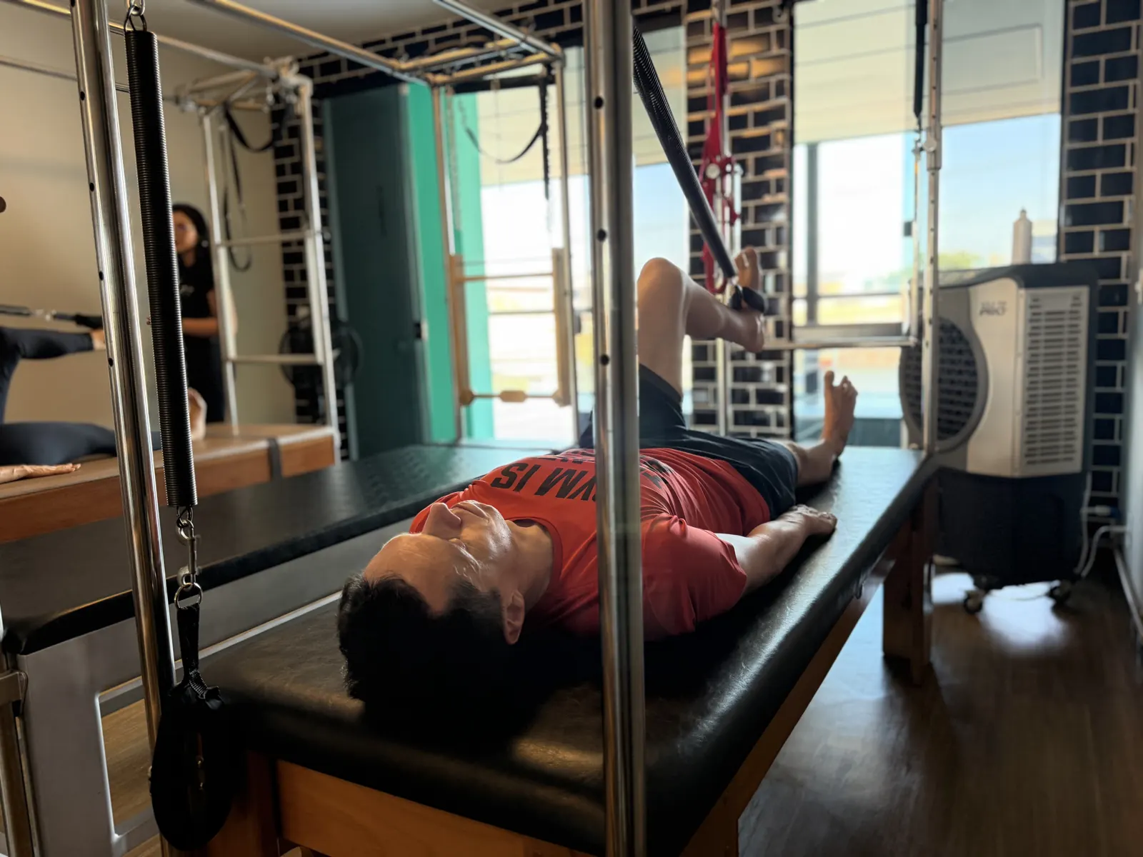 Aula de Pilates no CT Stronda