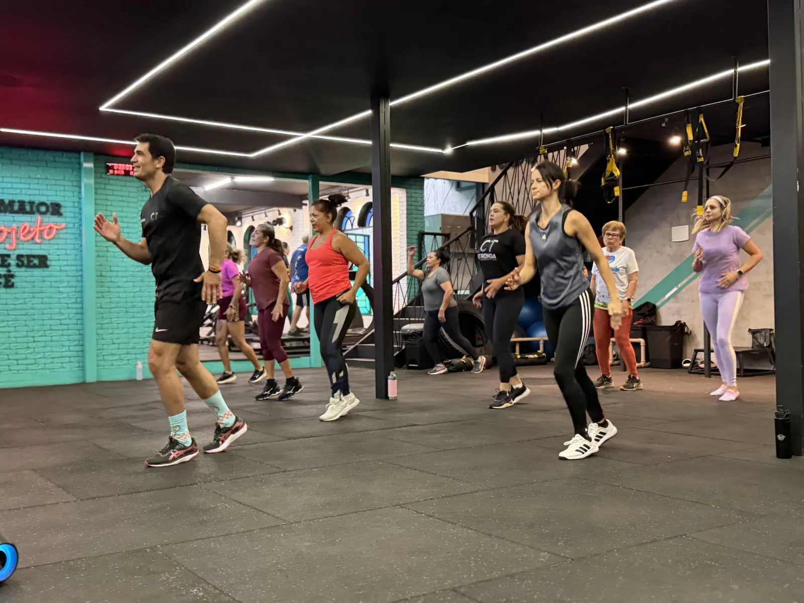 Aula de Zumba no CT Stronda