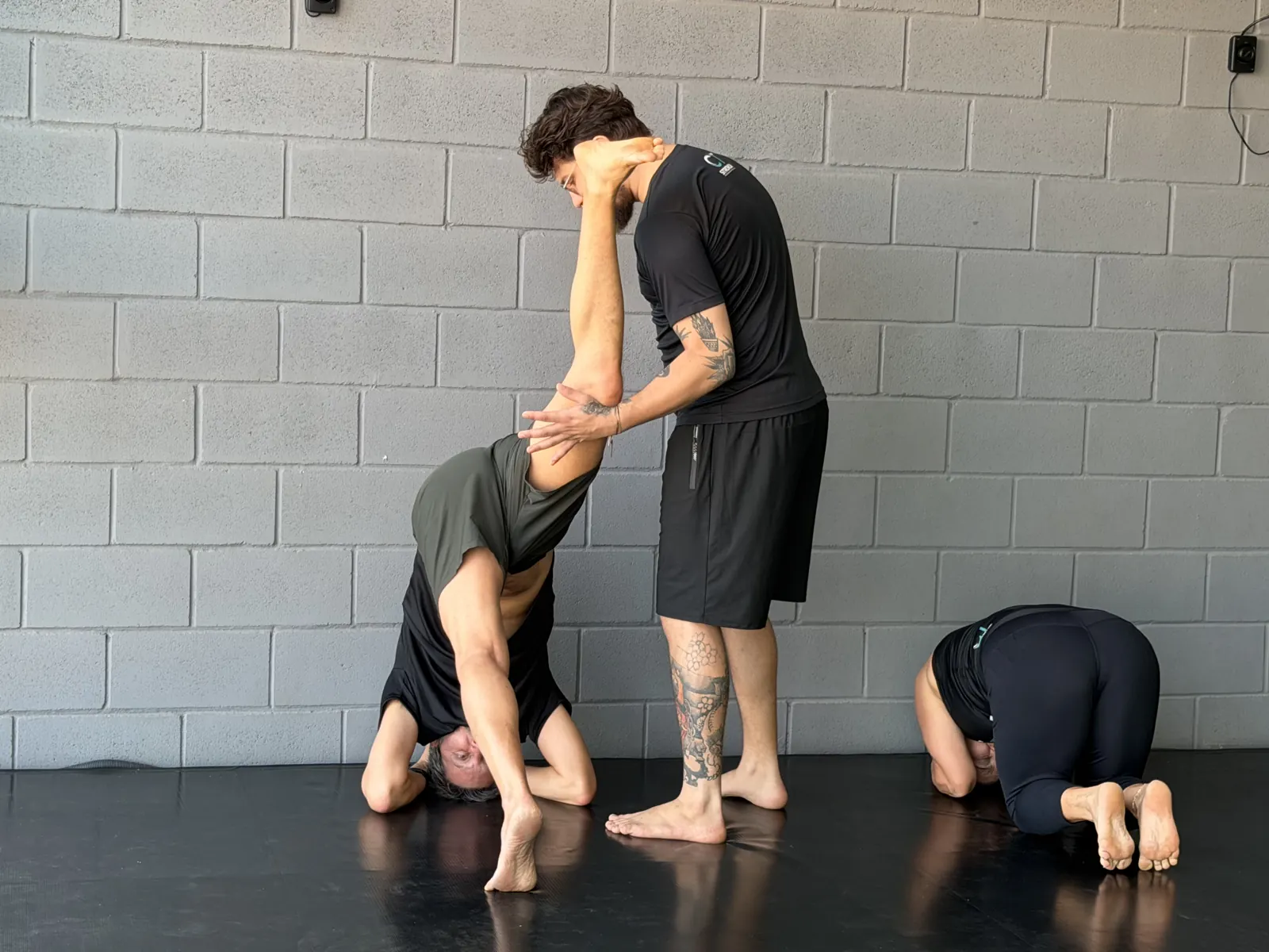 Aula de yoga no CT Stronda
