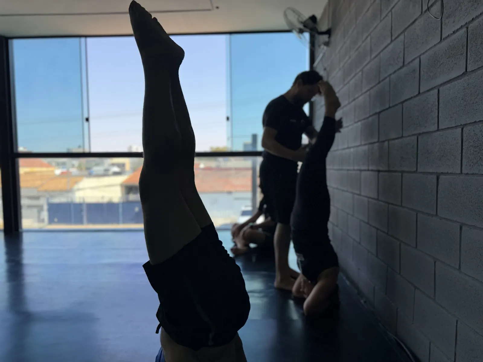 Aula de yoga no CT Stronda